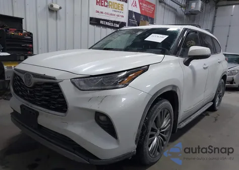 2022 Toyota Highlander Platinum из США, поврежденный, VIN 5TDFZRBH5NS203414